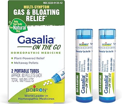 Boiron gasalia on the go soulage la pression des gaz, les douleurs abdominales