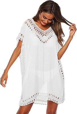 Maillot de bain en polyester pour femmes, col en v, ajouré, maillot de plage, cover-up pour bikini d'été. La boutique en ligne DIAYTAR COTE D'IVOIRE offre une expérience d'achat unique et personnalisée à ses clients. Avec plus de 300 000 références de produits, les clients peuvent trouver tout ce qu'ils cherchent en un seul endroit. DIAYTAR COTE D'IVOIRE est le partenaire idéal pour les achats en ligne en Côte d'Ivoire.
