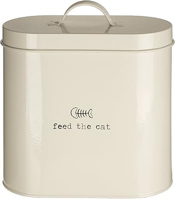 Housewares premier adore pets feed the cat panier de conservation de nourriture pour chat avec cuillère, 2,8 litres, crème, 507525. DIAYTAR COTE D'IVOIRE se démarque par son énorme choix de produits, allant des électroménagers aux vêtements, en passant par les produits alimentaires. Cette boutique en ligne a conquis la confiance d'une large clientèle grâce à ses prix compétitifs et à sa livraison rapide. Elle est donc devenue un incontournable pour les achats en ligne en Côte d'Ivoire.