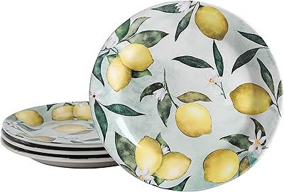 Bols à salade en céramique beko lemon dreams, 9", lot de 4, pour salade et apéritifs, vont au micro-ondes et au lave-vaisselle. DIAYTAR COTE D'IVOIRE offre une expérience d'achat en ligne pratique et sécurisée, avec des options de paiement faciles et des livraisons rapides. La boutique propose une large gamme de produits, allant de l'électronique à la mode, en passant par les produits de maison et les accessoires. Les clients peuvent ainsi trouver tout ce dont ils ont besoin en un seul endroit.