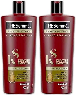Shampoing lisse à la kératine tresemmé avec huile de marula, collection pro - 24 fl oz / 700 ml x 2 pack. DIAYTAR COTE D'IVOIRE est une boutique en ligne qui propose une expérience de shopping innovante et conviviale à ses clients. La boutique utilise les dernières technologies pour offrir une plateforme de commerce électronique sécurisée et facile à utiliser, permettant aux clients de faire leurs courses en ligne en toute confiance. Les clients peuvent également profiter de conseils personnalisés et de recommandations pour trouver les produits qui leur conviennent.