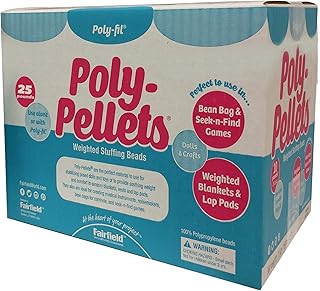 Perles de remplissage fairfield en polyperles de 11,3 lb, 100 % polypropylène, blanches