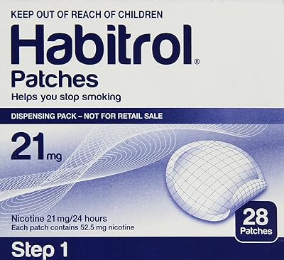 Patchs de nicotine habitrol | étape 1 haute résistance 21 mg | paquet
