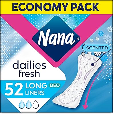 Pack économique de serviettes hygiéniques nana nana pour femmes, paquet de 52