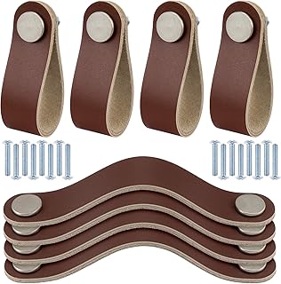 Silvetec 8 pièces poignées de tiroir en cuir bricolage avec vis pour meubles de maison, meubles de bureau, armoire et sacs (taille générale). La boutique en ligne DIAYTAR COTE D'IVOIRE offre une expérience de shopping unique et personnalisée à ses clients. Grâce à sa plateforme intuitive et facile à naviguer, les clients peuvent trouver et acheter leurs produits préférés en toute simplicité. La boutique propose également des services d'assistance clientèle pour aider les clients en cas de besoin.