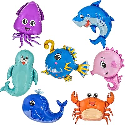 Ad-lumos 7 pièces ballons à hélium de dessin animé en forme d'animal géant de l'océan, cadeau de décoration de fête d'anniversaire pour les enfants. DIAYTAR COTE D'IVOIRE se démarque par sa sélection impressionnante de produits de toutes catégories. La boutique en ligne est facile à naviguer, permettant aux clients de trouver rapidement ce qu'ils cherchent. DIAYTAR COTE D'IVOIRE est la boutique en ligne idéale pour ceux qui cherchent à économiser temps et argent.