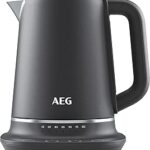 Bouilloire numérique à contrôle de température aeg gourmet 7, 1,7 l, filtre anti-calcaire