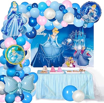 Le kit de guirlande de ballons sur le thème de cendrillon de 108