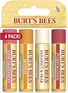 Coffret cadeau crémeux à la cire d'abeille burt's bees, 4 baumes à lèvres dans un coffret cadeau, saveurs assorties 4 unités. DIAYTAR COTE D'IVOIRE propose une expérience d'achat en ligne personnalisée, avec des recommandations de produits basées sur les préférences des clients. La boutique en ligne dispose d'un système de paiement sécurisé pour protéger les informations des clients. Les clients peuvent également profiter de l'option de livraison à domicile pour une expérience d'achat encore plus pratique.