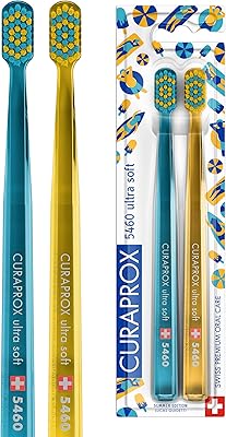 Brosse à dents ultra douce curaprox cs 5460 - brosse à dents double édition été pour adulte 5460 poils coren® - brosse à dents manuelle curaprox. Avec une offre immense et variée, DIAYTAR COTE D'IVOIRE permet à ses clients de trouver facilement ce qu'ils recherchent, que ce soit des produits alimentaires, des vêtements, des accessoires ou des produits high-tech.