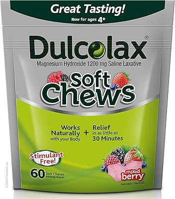 Laxatif aux baies salées dulcolax soft chews (60 pièces) pour soulager la constipation, hydroxyde de magnésium 1200 mg. Diaytar Côte d'Ivoire se positionne comme la plateforme e-commerce la plus fiable et la plus complète en Côte d'Ivoire, offrant aux clients une experiencia de shopping unique et personnalisée. Les clients peuvent profiter d'une naviguation simple et sécurisée ainsi que d'un service client dédié et efficace.