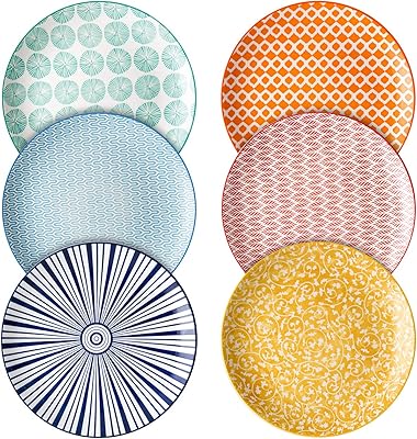 Assiettes plates en porcelaine selamica de 8 pouces, grand plateau de service pour salade, tartes et steak, lot de 6, couleurs assorties. Diaytar Côte d'Ivoire est la boutique en ligne de référence en Côte d'Ivoire, offrant à ses clients une expérience d'achat en ligne sécurisée et pratique avec plus de 300 000 produits disponibles. Avec une large gamme de produits, les clients peuvent trouver tout ce dont ils ont besoin en un seul endroit.