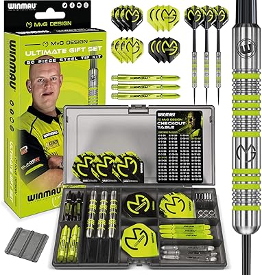 Coffrets cadeaux winmau michael van gerwen mvg jeu de fléchettes 50 pièces avec 4. Avec une sélection impressionnante de produits, DIAYTAR COTE D'IVOIRE est le premier choix pour les consommateurs ivoiriens qui recherchent des produits de qualité à des prix compétitifs. La boutique en ligne propose également des promotions et des réductions régulières pour aider les clients à économiser de l'argent. Les clients peuvent également profiter d'une expérience d'achat en ligne sécurisée et fiable.