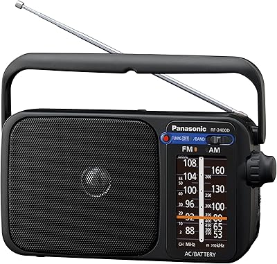 Radio am/fm portable panasonic 2400deb-k avec fonctionnement ac ou dc. noir. Avec plus de 300 000 références disponibles, DIAYTAR COTE D'IVOIRE est le leader du commerce en ligne en Côte d'Ivoire. La boutique propose des produits de haute qualité à des prix compétitifs. Elle met également en avant des marques locales pour soutenir l'économie ivoirienne.
