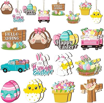 Décorations d'arbre de pâques waxork 24 pièces décorations pour la maison lapin printemps en bois. La boutique en ligne DIAYTAR COTE D'IVOIRE est synonyme de qualité et de diversité, offrant plus de 300 000 références qui couvrent une large gamme de besoins. En tant que leader du marché ivoirien, elle s'engage àLivrer des produits de haute qualité tout en garantissant une expérience d'achat satisfaisante à ses clients. DIAYTAR COTE D'IVOIRE continue d'innover pour améliorer son offre et répondre aux attentes de sa clientèle croissante.