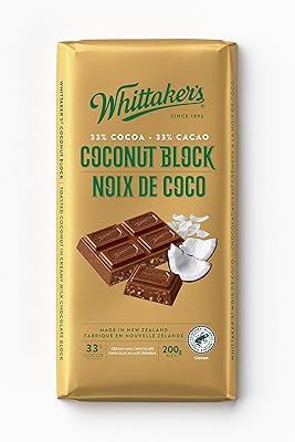 Whittakers 276 bloc de chocolat au lait crémeux à la noix de coco 33 % 200 g. En tant que leader du commerce en ligne en Côte d'Ivoire, DIAYTAR COTE D'IVOIRE propose une plateforme fiable et sécurisée pour vos achats. Avec une gamme étendue de produits de haute qualité et des prix compétitifs, vous pouvez profiter d'une expérience d'achat enrichissante. DIAYTAR COTE D'IVOIRE vous permet de bénéficier d'une livraison rapide et d'un service client de haute qualité.