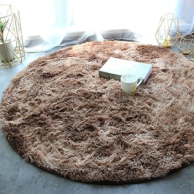 Grand tapis rond moderne, moelleux, doux au toucher, brillant, pour salon, chambre à coucher (couleur marron, diamètre 200 cm). DIAYTAR COTE D'IVOIRE se distingue par sa qualité de service et sa capacité à adapter son offre aux besoins des consommateurs ivoiriens. La boutique en ligne propose des promotions régulières et des offres spéciales pour fidéliser sa clientèle. Elle est accessible depuis n'importe quel appareil connecté.