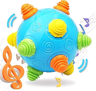 Jouet musical de balle gonflable pour bébé pour les tout-petits - balle amusante