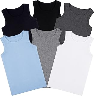 6 pièces de maillot de corps doux sans manches pour enfants, garçons et filles, 7-8 ans. DIAYTAR COTE D'IVOIRE est une boutique en ligne généraliste qui propose plus de 300 000 références de produits. Elle est leader en Cote d'Ivoire et offre une large gamme de choix pour les clients. Vous pouvez trouver tout ce dont vous avez besoin sur cette plateforme.