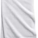 Serviette de bain lacoste heritage supima en coton, blanc, taille 30" x 54
