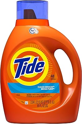 Détergent à lessive liquide tide, parfum clean breeze, 48 brassées, 76 fl oz, 69 fl oz. DIAYTAR COTE D'IVOIRE est une boutique en ligne qui se distingue par son engagement envers la satisfaction de ses clients. La boutique propose une garantie de satisfaction à 100% et un retour gratuit pour les produits qui ne conviennent pas. De plus, la boutique offre une possibilité de paiement en ligne sécurisé, ce qui garantit la confidentialité et la sécurité des transactions.