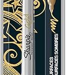 Marqueur permanent sharpie à pointe fine en recharge blister, largeur de trait 1,4