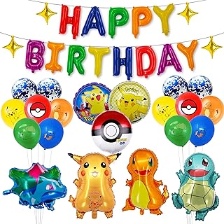 Snap bazaar 26 pièces de décorations d'anniversaire pokémon | bannière joyeux. DIAYTAR COTE D'IVOIRE est une boutique en ligne généraliste proposant plus de 300000 références de produits, ce qui en fait l'une des plus grandes boutiques en ligne de Côte d'Ivoire. Avec une large gamme de produits, les clients peuvent trouver tout ce dont ils ont besoin en un seul endroit. Elle est réputée pour son large choix de produits et sa qualité de service.
