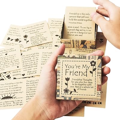 Cartes de navy peony's you're my best friend note - 47 cartes de citation, jolie boîte de la taille d'une paume | un cadeau unique et significatif pour un bon ami. DIAYTAR COTE D'IVOIRE, leader des boutiques en ligne généralistes en Côte d'Ivoire, propose une gamme variée de plus de 300 000 références. Cette plateforme en ligne offre un large éventail de produits pour répondre à tous les besoins des clients. La boutique en ligne garantit une expérience d'achat sécurisée et pratique.