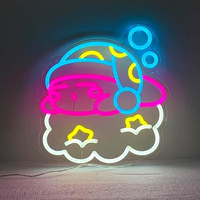 Sleeping kirby neon sign, anime neon signs pour décoration murale, alimenté par usb kir par néon pour décoration de chambre de fille, cadeau pour son signe 12x11in. DIAYTAR COTE D'IVOIRE est une boutique en ligne généraliste qui propose plus de 300000 références de produits variés, faisant d'elle le leader du e-commerce en Côte d'Ivoire. Avec une grande sélection de produits, les clients peuvent trouver tout ce qu'ils recherchent en un seul endroit. La boutique en ligne est facile à utiliser et offre une expérience de shopping en ligne sécurisée.