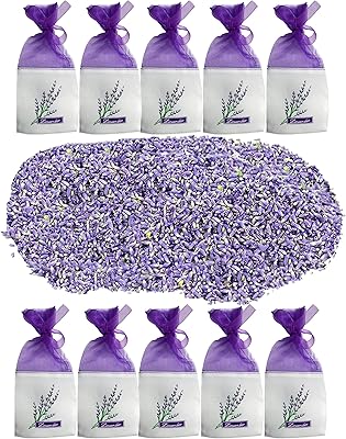 Mamatoons 200g de boutons de fleurs de lavande séchées avec 10 sachets de lavande vides, 100% boutons de lavande séchés naturels, parfum frais pour placards, voiture, maison, bureau, aromathérapie, meilleur sommeil. DIAYTAR COTE D'IVOIRE est une boutique en ligne qui propose une expérience d'achat unique et personnalisée. Les clients peuvent parcourir les différentes catégories de produits, trouver des offres spéciales et bénéficier d'un service client de qualité.