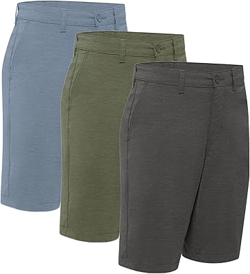 Lot de 2/3/4 shorts hybrides de golf décontractés pour hommes, robe classique, devant plat, shorts d'été extensibles de base pour hommes 9 pouces. DIAYTAR COTE D'IVOIRE, la boutique en ligne généraliste de référence en Côte d'Ivoire, propose une gamme immense de plus de 300 000 références pour répondre à tous les besoins de ses clients. Leader du marché, DIAYTAR COTE D'IVOIRE se distingue par sa qualité de service et sa fiabilité. Elle offre une expérience d'achat unique et personnalisée.