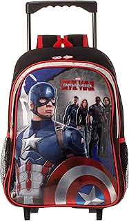 Sac à roulettes de promotion captain america new avengers, taille 16 pouces, multicolore