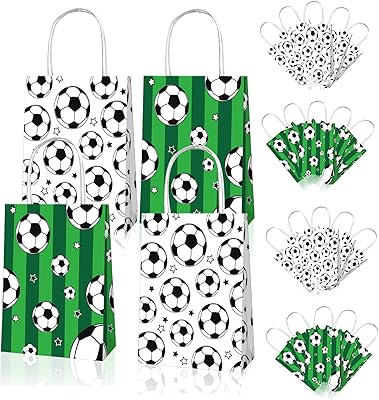 Sac à cadeaux de football decor me sac fête de football sacs. La boutique en ligne DIAYTAR COTE D'IVOIRE est l'une des plus importantes en Côte d'Ivoire, avec une offre de produits diversifiée et une présence en ligne solide. Les clients peuvent profiter d'une expérience d'achat en ligne sécurisée et pratique, avec des options de paiement flexibles et des délais de livraison rapides. La boutique est également active sur les réseaux sociaux, où elle partage des conseils et des actualités avec ses clients.