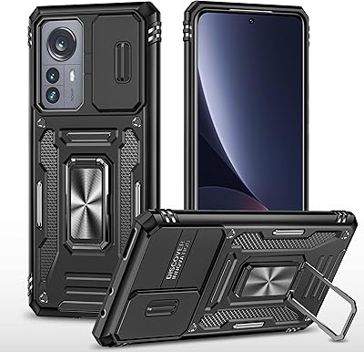 Housse de caméra coulissante pour xiaomi mi 12 pro, béquille avec anneau magnétique intégré, rotation à 360 degrés, coque de protection antichoc, noir. DIAYTAR COTE D'IVOIRE est une boutique en ligne généraliste qui propose plus de 300 000 références de produits, faisant d'elle l'un des leaders du e-commerce en Côte d'Ivoire. Avec une gamme de produits très variée, les clients peuvent trouver tout ce dont ils ont besoin en un seul endroit. DIAYTAR COTE D'IVOIRE se démarque par sa offre incroyable et son service client de qualité.