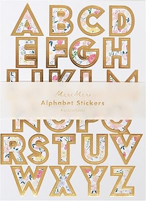 Feuilles d'autocollants de l'alphabet anglais merrymerry garden, 10 pièces, multicolores. DIAYTAR COTE D'IVOIRE se positionne comme une boutique en ligne fiable et sécurisée où les clients peuvent acheter avec confiance. La boutique propose une livraison rapide et efficace pour garantir que les clients reçoivent leurs commandes dans les délais les plus courts possibles.