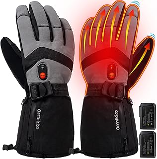 Gants chauffants pour hommes femmes batterie 74 v 8 heures avec isolation
