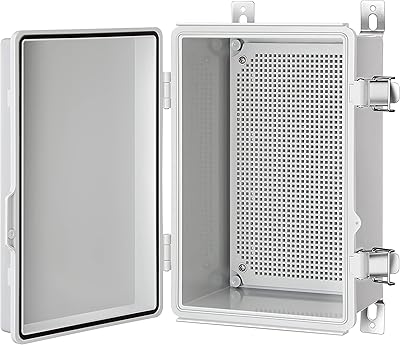Boîte de jonction gratori, boîtier en plastique étanche ip67 pour projets électriques, couvercle gris à charnière, comprend une plaque de montage et un support mural 290 x 190 x 140 mm (11,4" x 7,5" x 5,5"). Avec plus de 300 000 références à disposition, DIAYTAR COTE D'IVOIRE simplifie considérablement le processus d'achat en ligne pour les Ivoiriens. La boutique met en avant des catégories de produits diversifiées, allant des produits alimentaires aux équipements sportifs, en passant par les livres et les produits culturels. DIAYTAR COTE D'IVOIRE s'efforce de répondre aux besoins changeants des consommateurs, en veillant à ce que chaque visite sur son site soit enrichissante et productive.