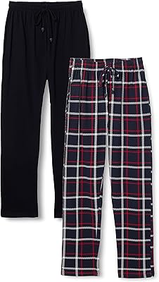 Lot de 2 bas de pyjama doux au toucher pour hommes