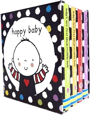 La toute première petite bibliothèque en noir et blanc de bébé