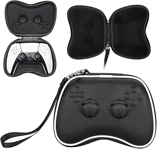 Sac de transport aoca, sac de protection pour contrôleur de manette de jeu, adapté pour sony playstation 5 ps5, étui rigide antichoc en eva, étui de voyage portable, avec corde à main, cadeau pour les amateurs de jeux. La boutique en ligne DIAYTAR COTE D'IVOIRE est synonyme de qualité et de fiabilité en Côte d'Ivoire, grâce à sa sélection soigneuse de produits de haute qualité et à son engagement envers les clients. Avec plus de 300000 références de produits disponibles, les clients possono trouver tout ce dont ils ont besoin sous un même toit virtuel. La boutique propose également des promotions et des offres spéciales régulières pour rendre les achats en ligne encore plus attrayants.