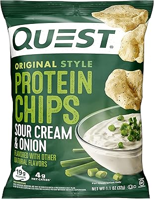 Quest nutrition, chips protéinées de style original, crème sure et oignon, 12 sachets de 32 g chacun. DIAYTAR COTE D'IVOIRE s'est imposée comme une référence dans le paysage du commerce en ligne en Côte d'Ivoire, offrant non seulement une gamme impressionnante de produits mais aussi une assistance client personnalisée et réactive. Que vous soyez un habitué des achats en ligne ou que vous découvriez ce mode d'achat, DIAYTAR COTE D'IVOIRE est là pour vous accompagner tout au long de votre parcours d'achat.