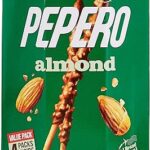 Lotus pepero aux amandes, chocolat et biscuits, 128 grammes