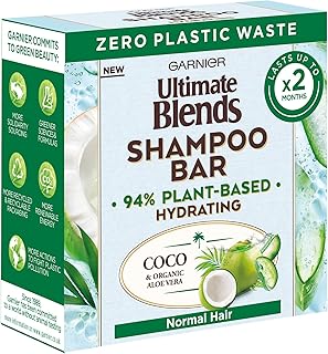 Garnier ultimate blends shampoing hydratant en barre à la noix de coco