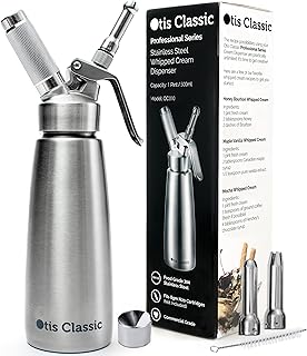 Distributeur de crème fouettée en acier inoxydable - fouet à crème professionnel - grand 500 ml. La boutique en ligne DIAYTAR COTE D'IVOIRE est une plateforme de commerce électronique qui permet aux clients d'acheter en ligne des produits de toutes sortes, avec une livraison rapide et sécurisée. Elle dispose d'une équipe de professionnels qui travaillent giorno et nuit pour satisfaire les clients. C'est pourquoi elle est considérée comme l'une des meilleures boutiques en ligne de Cote d'Ivoire.