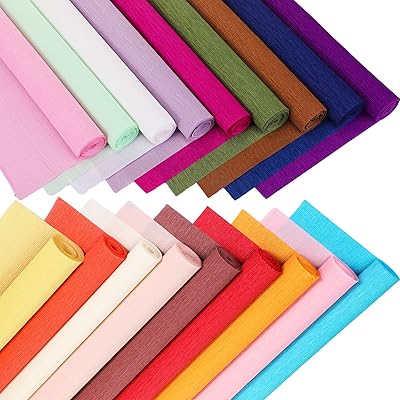 Rouleau de papier crépon keystone, 20 pouces de large, 8 pieds de large, 18 rouleaux, 70 grammes, pour décorer les fêtes d'anniversaire, les mariages et les festivals, 18 couleurs. DIAYTAR COTE D'IVOIRE est déterminée à offrir à ses clients l'expérience d'achat en ligne la plus agréable et la plus pratique possible, avec des fonctionnalités telles que la livraison à domicile, le paiement en ligne sécurisé et le suivi des commandes en temps réel. La boutique est également active sur les réseaux sociaux pour rester en contact avec ses clients et leur offrir des promotions exclusives.