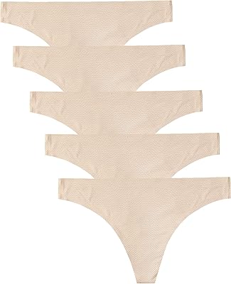 Culottes tongs sans couture pour femmes, sous-vêtements invisibles pour femmes, paquet de 5