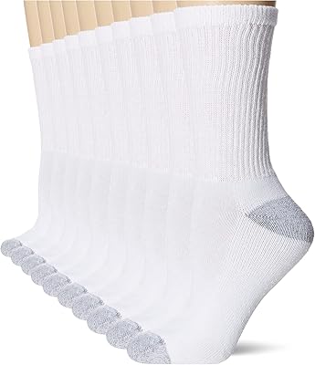 جوارب hanes الرياضية المبطنة للنساء 10 قطع (683/10)