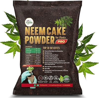 Parle ropvatika neem cake engrais essentiel engrais organique soluble | aliments pour fleurs