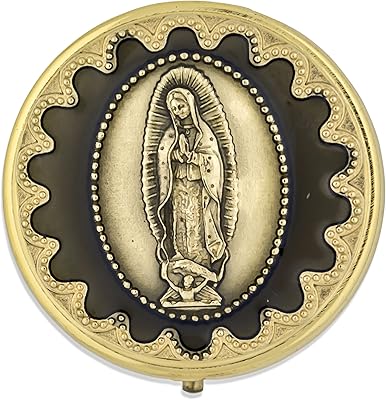 60 مم custode notre-dame de guadalupe pour venerare argent 60mm