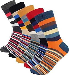 Chaussettes longues décontractées en coton à rayures colorées pour hommes (paquet de 5). Avec plus de 300000 références, DIAYTAR COTE D'IVOIRE est la boutique en ligne la plus complète en Côte d'Ivoire. Elle permet aux clients de découvrir de nouveaux produits et de trouver des offres exclusives. La boutique est également connue pour sa qualité de service, avec un système de paiement sécurisé et une équipe de support dédiée.